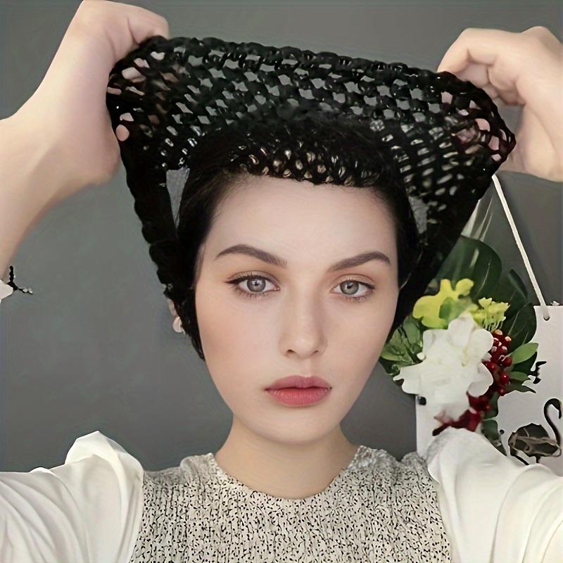 Стильная черная кружевная повязка на голову: Базовый и модный предмет для повседневного использования