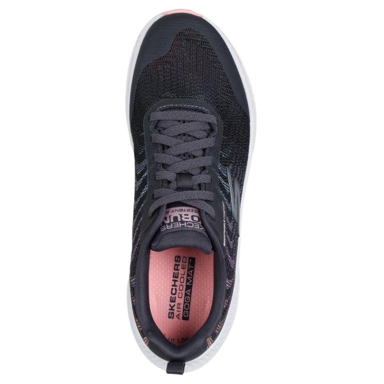 Skechers Go Run Consistent 2.0 Удобные Мягкие Низкие Повседневные Беговые Кроссовки Женские Сникеры Черный 128631-BKMT