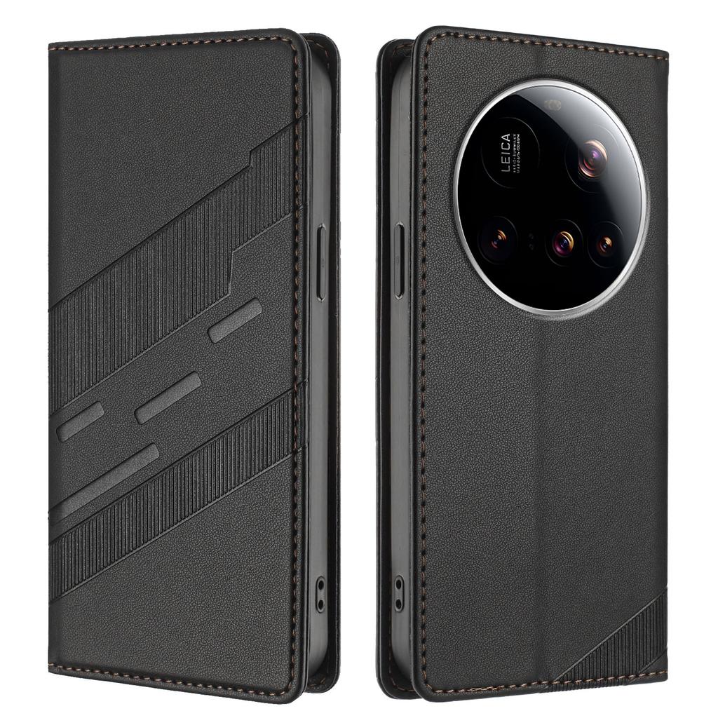 Для Xiaomi 15 Ultra Чехлы для телефона Панк-стиль С тиснением Кошелек Подставка Кожаная обложка