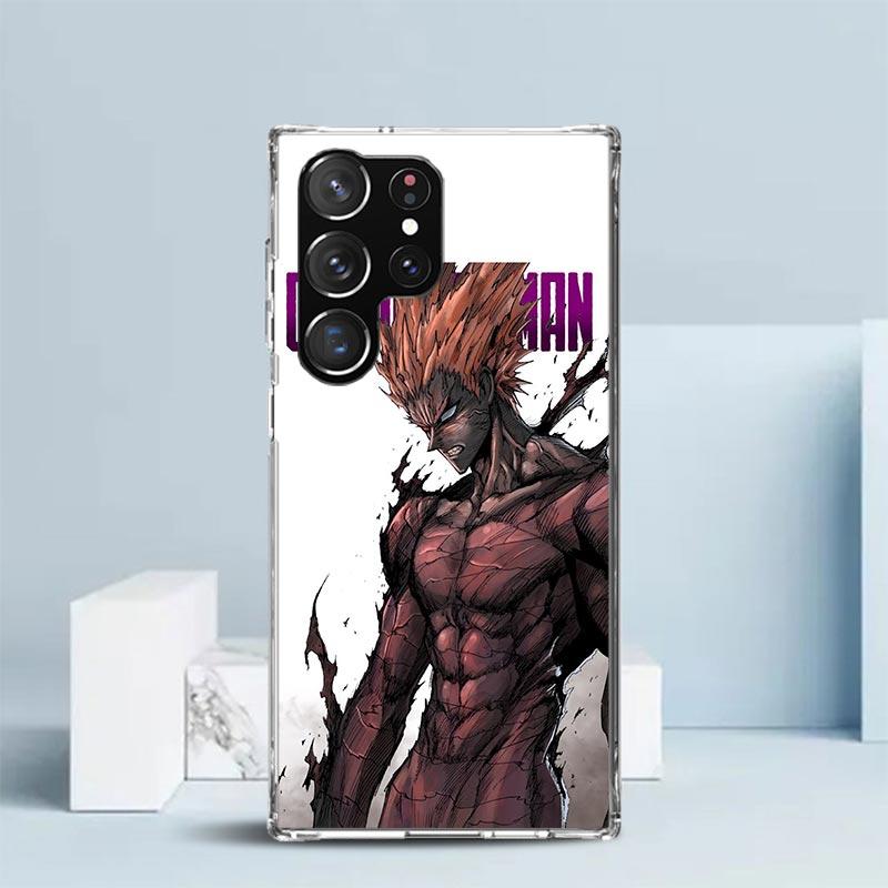 Чехол One P-Punch-Man Garou с мягкой обложкой для Samsung Galaxy S25 Edge S26 S24 S23 Ultra Чехол для телефона S22 S21 Plus S20 FE Печатный узор Защитный