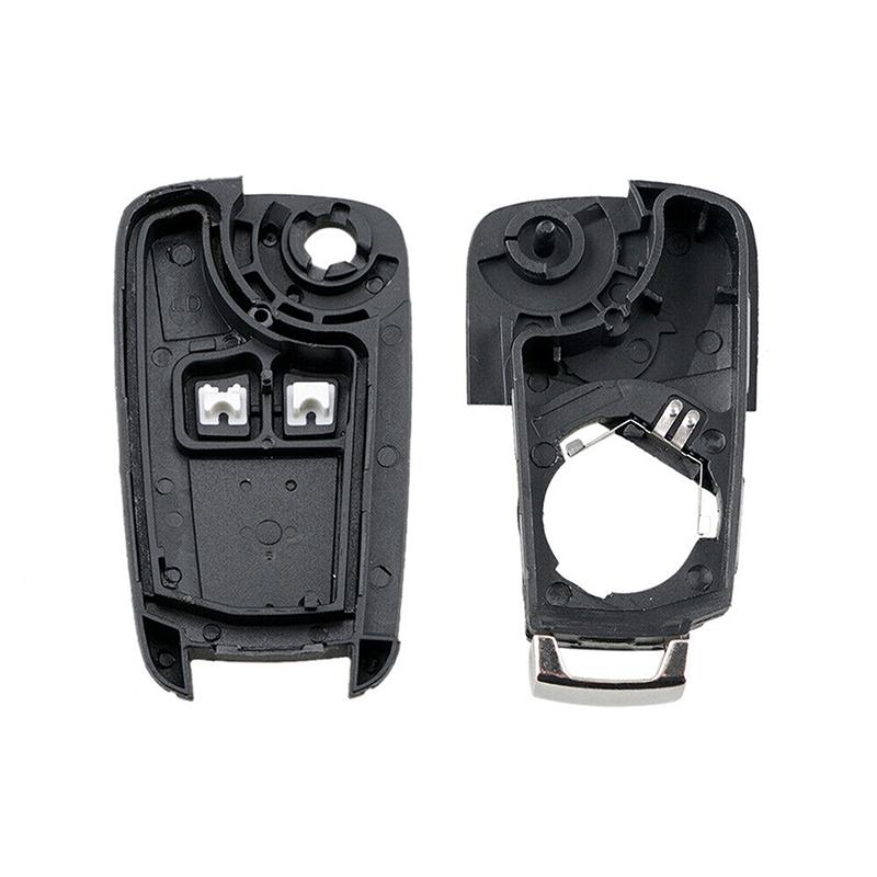 2-кнопочный флип-брелок для автомобиля, пластиковый чехол без чипа для Vauxhall Opel Astra J Insignia Zafira Meriva