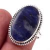 Natural Sodalite Gemstone Handmade 925 Solid Sterling Silver Ring Size 8.5 G4i95