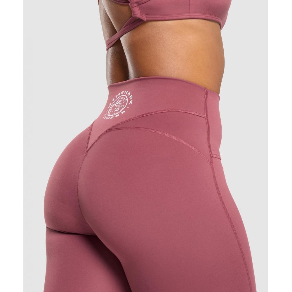 Gymshark Леггинсы Legacy Logo Washed Berry Pink B7a4e Kcps