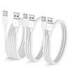 USB Type C Cable (set of 3, 3m) Suptopwxm USB-A & Cable [2.4A Compatible Fast Charging/speed 480Mbps] Type C Charging Cable USB for Smartphones,
