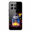 Для Honor X8C 4G Чехлы Роскошное Закаленное Стекло Жесткая Задняя Крышка для Чехлов Телефона Honor X8c Модный Лев Fundas HonorX8C ABR-LX1 6.7"
