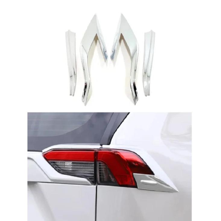 3d Sticker For Toyota Rav4 Car Styling Trim Back Tail Light Rear Frame Lamp Part Hoods Eyebrow