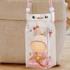 Doll Display Bag Organizer Practical Visible PVC Storage Box Carrying Case for Collectibles Mini