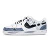 Кроссовки для скейтборда Court Vision 1 Low top Мужские Бело-синие DH2987-101(Команда60-)