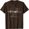 Solar System Diagram Astronomy T-Shirt Men's Casual Cotton Graphic Tee Trip Wear