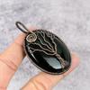 Tree Of Life Green Zade Pendant, 999 Copper Wire Wrapped Gemstone Jewelry, Handmade Pendant, Gift For Love