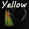 10Bags Shining Fish Skin Bait Sabiki Rigs with Hooks Sea Fishing Pink Yellow Green Flasher Bait Rigs With Barrel Swivel Herring
