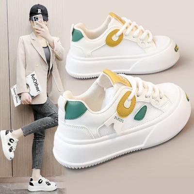 Новые женские дышащие кроссовки, высококачественные удобные повседневные туфли с мягкой подошвой, модные белые туфли на шнуровке, кроссовки на плоской подошве