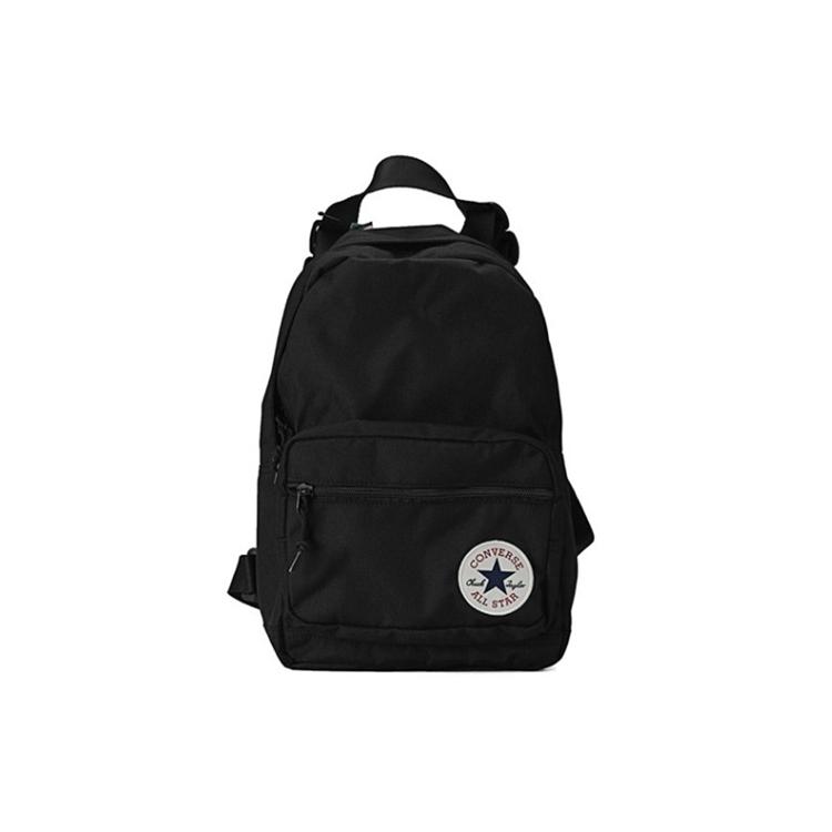Converse Polyester Travel Bag Backpack Unisex Black (Unisex) Backpacks 10020538 A01