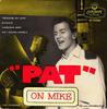 7-дюймовая пластинка ПЭТ БУН - "Pat" On Mike RED1069 London Records 1957 UK Поп Б/У