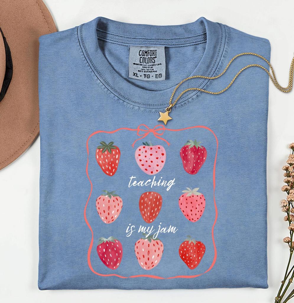 Teaching Is My Jam Shirt , Comfort Colors Shirt , Teaching Shirt , Teacher T Shirt , Teacher Shirt , School Teacher Shirt , Gift For Teacher