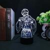 Jujutsu Kaisen аниме лампа Ryomen Sukuna рисунок 3d ночники для детской спальни украшения 7 цветов настольный светильник подарок на день рождения