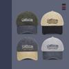New personalized fashion trend baseball cap men's letter embroidery retro color matching casual sunshade cap women