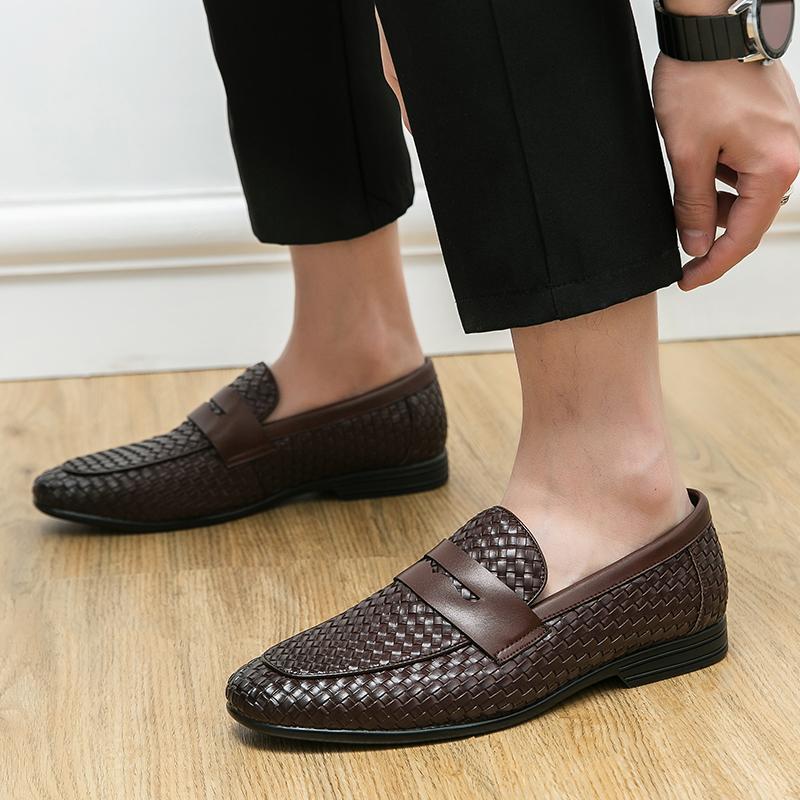 Новые мужские классические оксфорды на плоской подошве, деловая повседневная кожаная обувь, лоферы, свадебные туфли, обувь в итальянском стиле