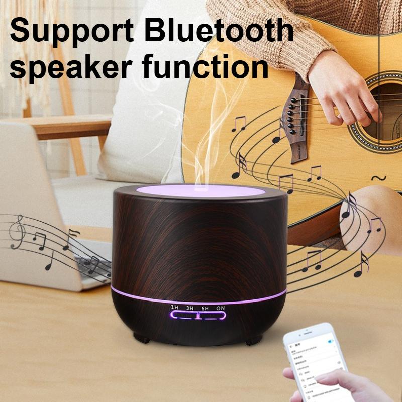 Умный таймер с дистанционным управлением Bluetooth-динамик Увлажнитель Воздушный Освещение Цветной Атмосферный Свет Звуковой Увлажнитель