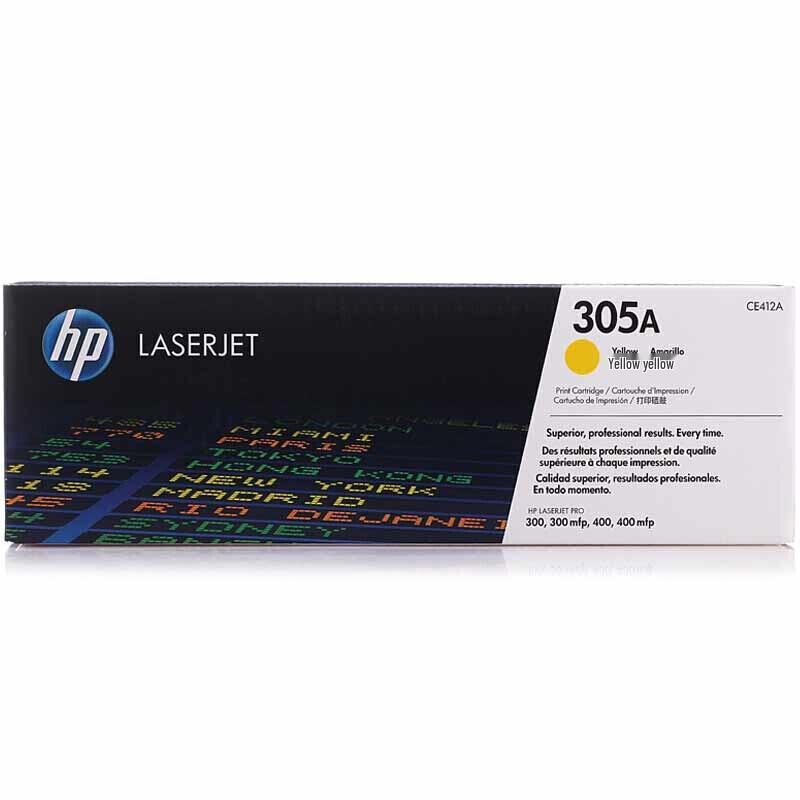 HP CE412A 305A Yellow Original Toner Cartridge