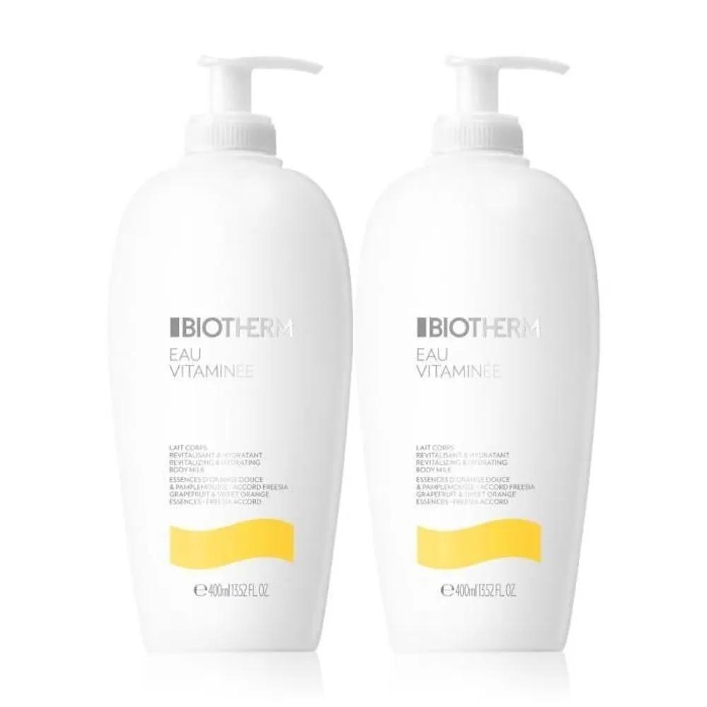 Biotherm Eau Vitaminée Body Milk 400ml x 2