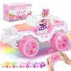 Радиоуправляемая машинка Carox 116 для девочек, милая кукла, перезаряжаемая, время работы около 70 минут, функция автоматического вождения, светодиодная подсветка