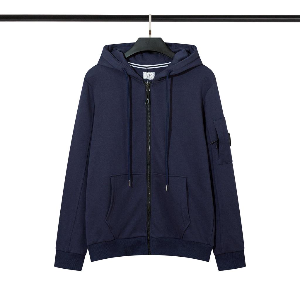 CrossC.P Lens Hooded Sweatshirt: Functional European & American Style Unisex Zipper Hoodie