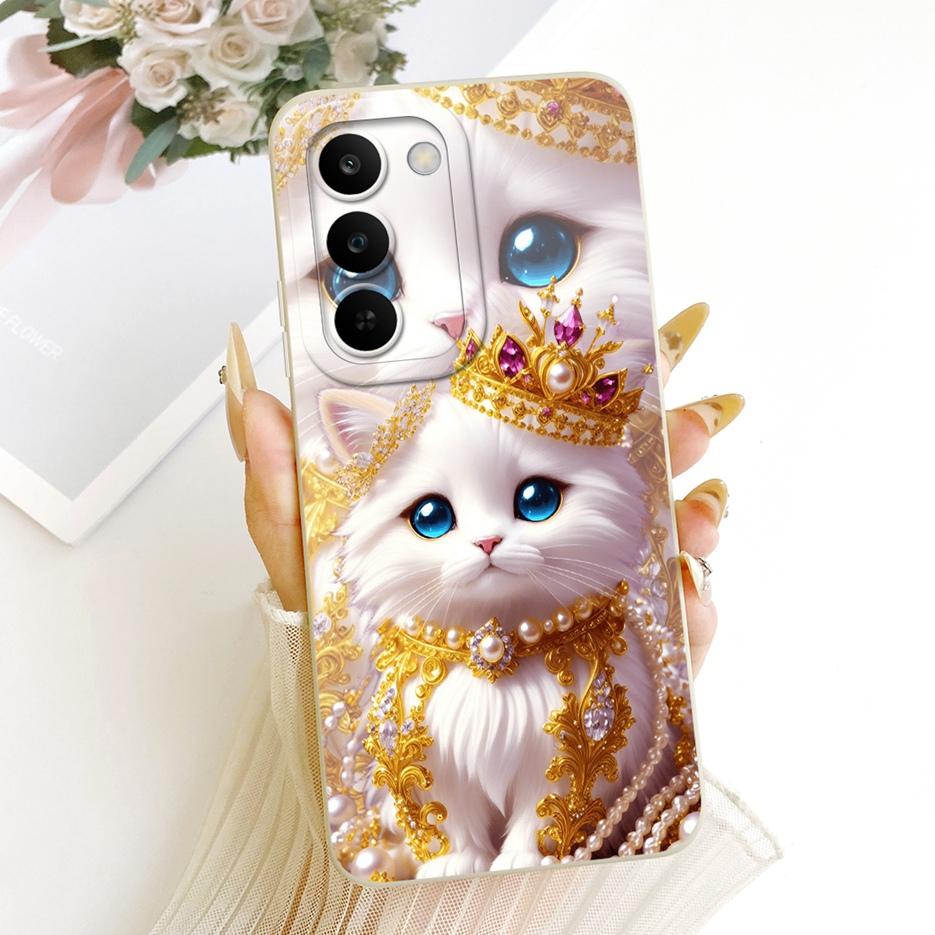 Чехол для Realme C83 5G Чехол для Realme P4 Lite 5G RMX5261 Милый мультяшный чехол-кролик Мягкий силиконовый чехол для Realme C100 5G Чехол для RealmeC83