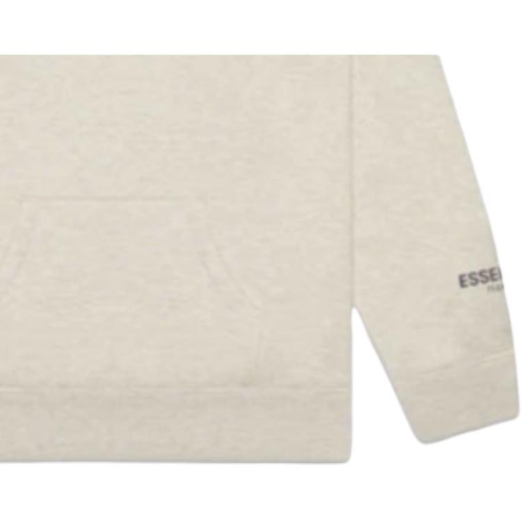 Fear of God Essentials Худи с 3D-аппликацией из силикона FW20, унисекс, меланж-овсянка FOG-FW20-234