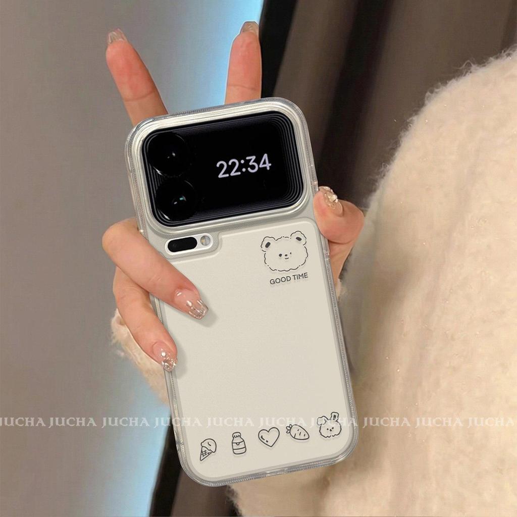 Подходит для чехла для мобильного телефона Xiaomi 17promax, забавный новый xm15por, мультяшный, креативный, 14 линий, подмигивающий медведь