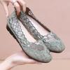 Embroidery Women's Casual Shoes Hollow Out Breathable Comfortable Non Slip Women's Casual Shoes