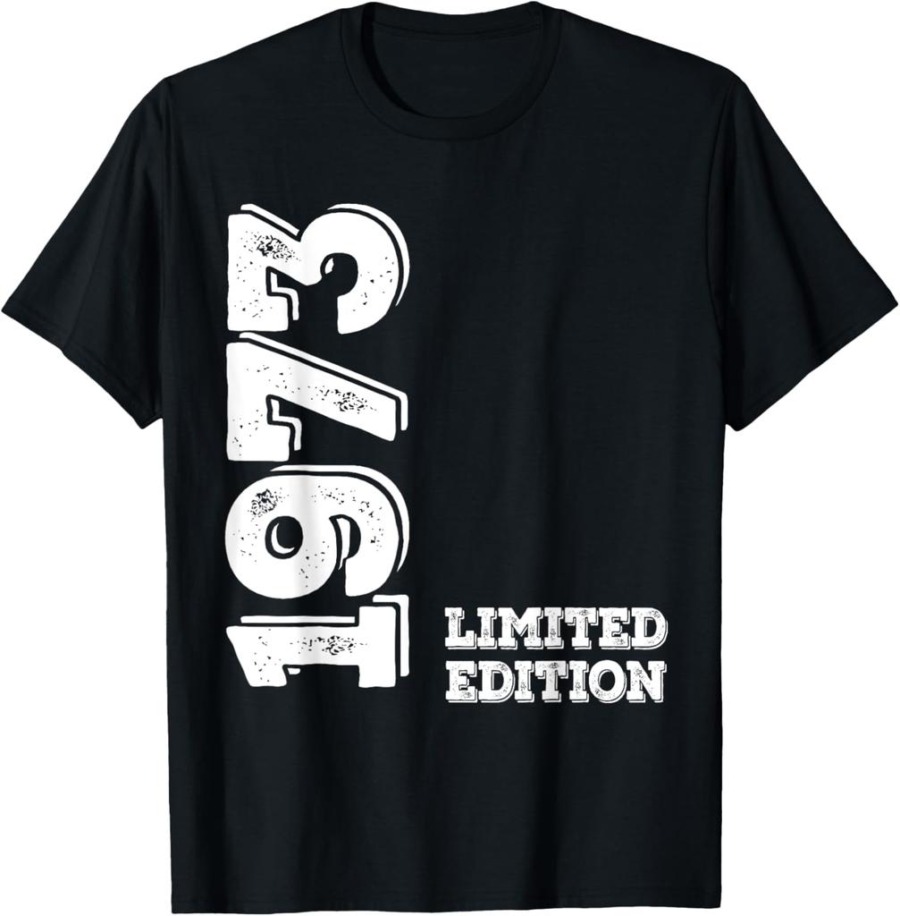 53 YEARS 53ND BIRTHDAY LIMITED EDITION 1973 TShirt Women Men Clothing Tops Cotton Streetwear Graphic T Shirts Harajuku
