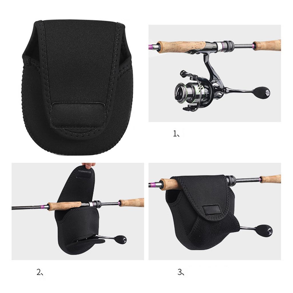 Защитный чехол для безынерционной рыболовной катушки Чехол для безынерционной катушки Сумки для хранения катушки Ударопрочная сумка для рыболовной катушки
