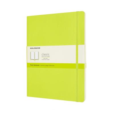 Moleskine Блокнот Классический блокнот Мягкая обложка Однотонный Размер XL широкий x 25см Лимонно-зеленый QP623C2 (19 см в длину)