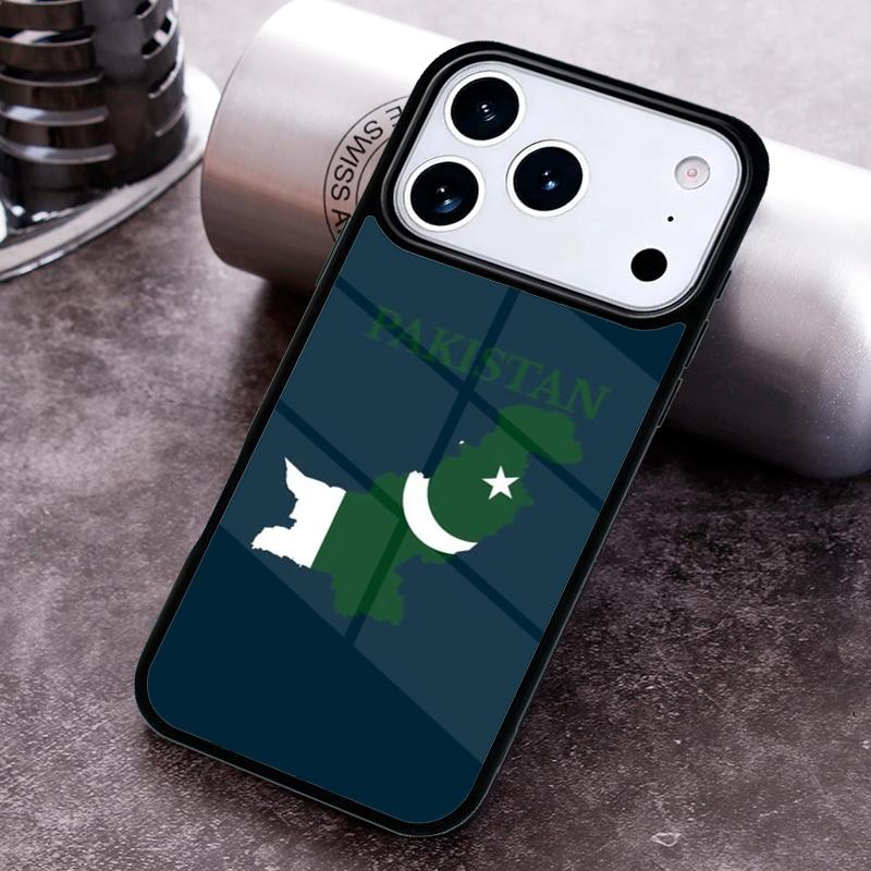Чехол для телефона с флагом Пакистана для iPhone 17 16 15 Pro Max Air 14 13 12 11 Plus Ударопрочный Capa Чехол