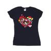 The Powerpuff Girls Womens/Ladies Holding Hands Heart Cotton T-Shirt