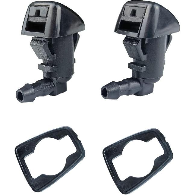 Set of 2 Windshield Washer Wiper Nozzle Compatible with 2008-2010 F250 F350 F450 F550 Super Duty