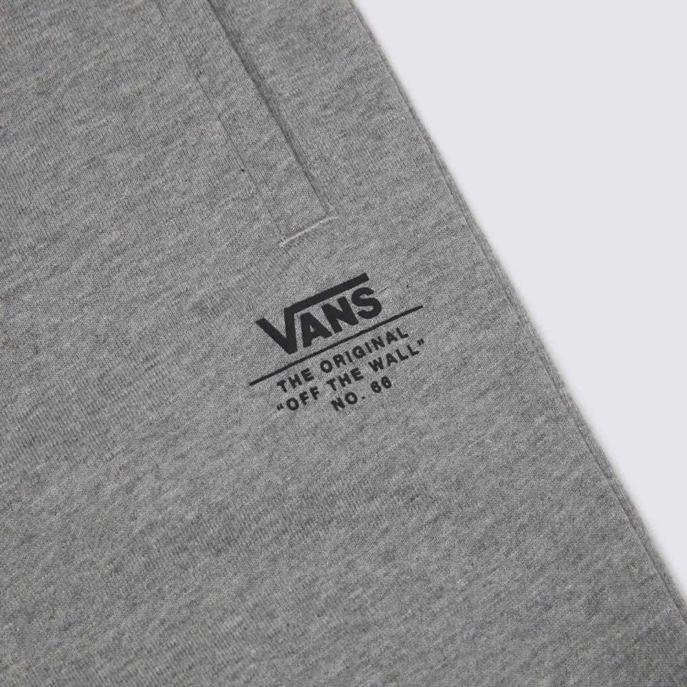 Vans Детские спортивные штаны с принтом логотипа и манжетами, детские штаны серого цвета VN000G34HTG