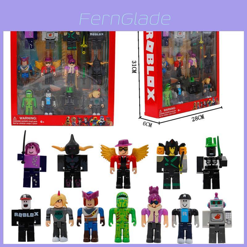 12pcs New Roblox Game Character Accessory Mini Action Figure Dolls Kids Gift Toy