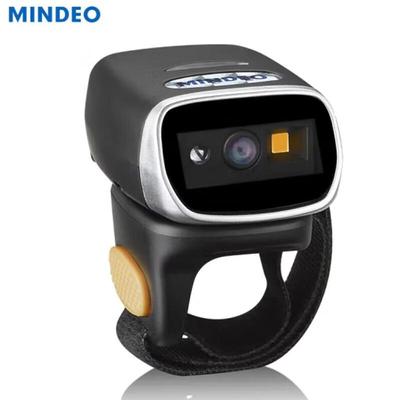 Беспроводной Bluetooth сканер штрих-кодов MINDEO CR40-1D с кольцом