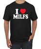 Я люблю MILFs Я люблю Горячих Мам Юмор для Взрослых Мужская Графическая Футболка