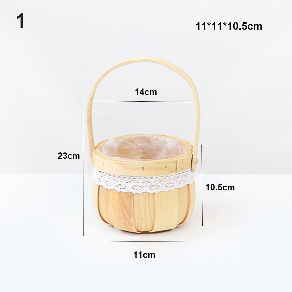 Мини Миниатюрная Плетеная Корзинка из Бумажной Лозы Ручная Работа Корзинка для Цветов для Кукол BJD/для Кукол Ob11