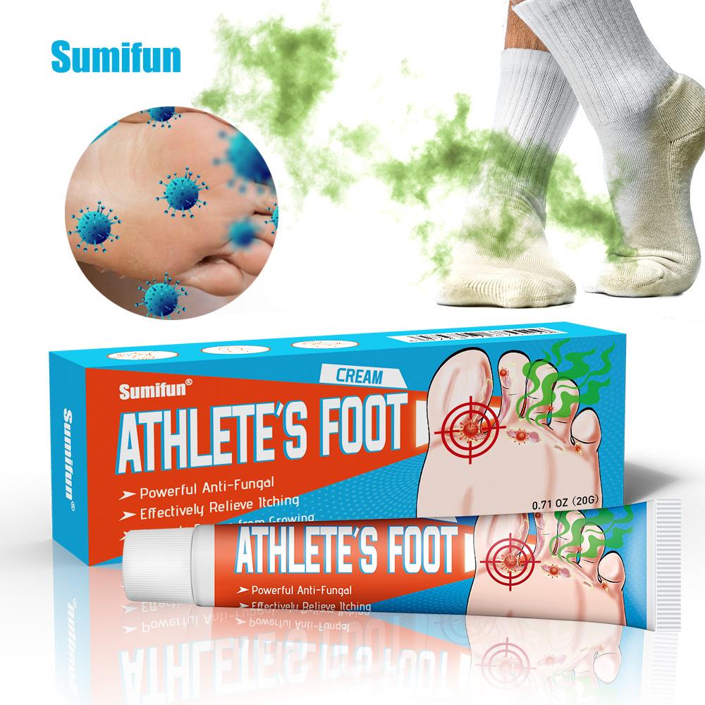 Sumifun 20/40/100 мл Крем для снятия зуда стоп Уменьшает запах пота шелушение Решает дискомфорт при грибке стопы Бактериостатическая мазь