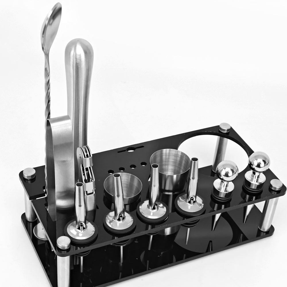 Набор для коктейлей, 20 шт., Бостонский шейкер, миксер из нержавеющей стали, набор для приготовления напитков для домашнего бара