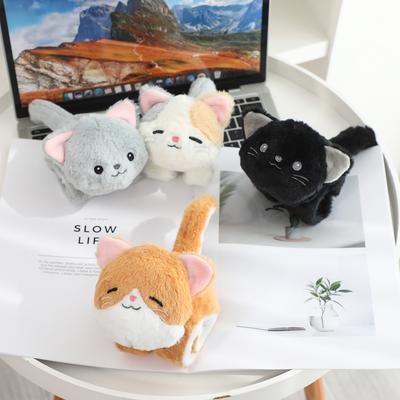Милый милый животное кошка секс круг плюшевая игрушка кукла черный кот браслет детская успокаивающая кукла