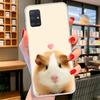 Cute Lovely Pet Hamster Cover Phone Case For Samsung Galaxy A12 A22 A32 A52 A72 A02S Phone Case Note 20 Ultra 10 S10 Plus A51 A7