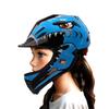 Cool Shape Full Face Bicycle Helmet for Kids for Mountain Biking and Skating Protective ABS Material Kids Bike Helmet