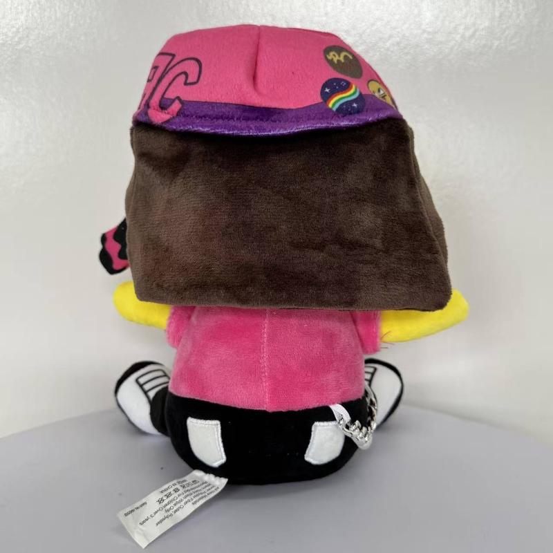 New Regretevator Lampert Plush Toy Soft Stuffed Game Character Doll Tough Guys Wear Pink Figure Pillow Fans Gift for Kids birthday Home Decoration