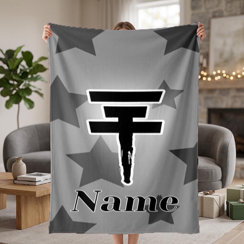 Tokio Hotel Custom Flannel Blankets Soft Warm Cozy Throws for Home Decor Holiday Gifts