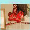 Creatively Embroidered Cloud Pattern Horse Plush Toy With Gift For Friends And Bag Charm